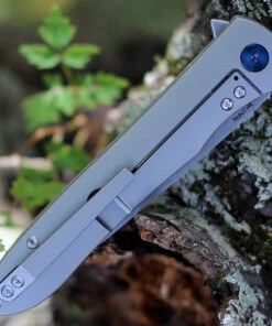 Artisan Cutlery Artisan Shark ATZ1707GGY, 3.94" S35VN Plain Blade, Gray Titanium Handle -Knifeworks Sales Store ATZ1707GGY.2 20160.1599227807