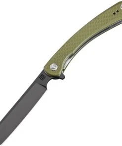 Artisan Cutlery Artisan Small Orthodox ATZ1817PSBGNF, 2.75" Black D2 Steel Blade, Green G10 Handle