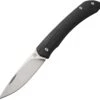Artisan Cutlery Biome ATZ-1840P-BK, 2.8" Sandvik 12C27 Stonewashed Plain Blade, Black G-10 Handle