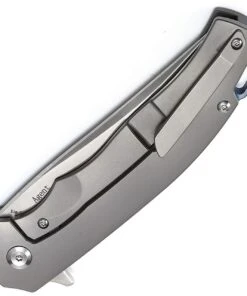 Kansept Knives K1004T2 Agent, 3.75" CPM-S35VN Tanto Blade, Bead Blast Finish Titanium Handle -Knifeworks Sales Store Agent Framelock Tanto 2 10089.1611155433