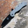 BRK Avispa Folder, Foliage Green Nylon handles, Black AUS-8 Blade, Plain Edge, Design by Esee Knives