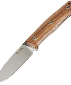 LionSteel B35ST 3.54" Sleipner Steel Satin Blade, Santos Wood Handle
