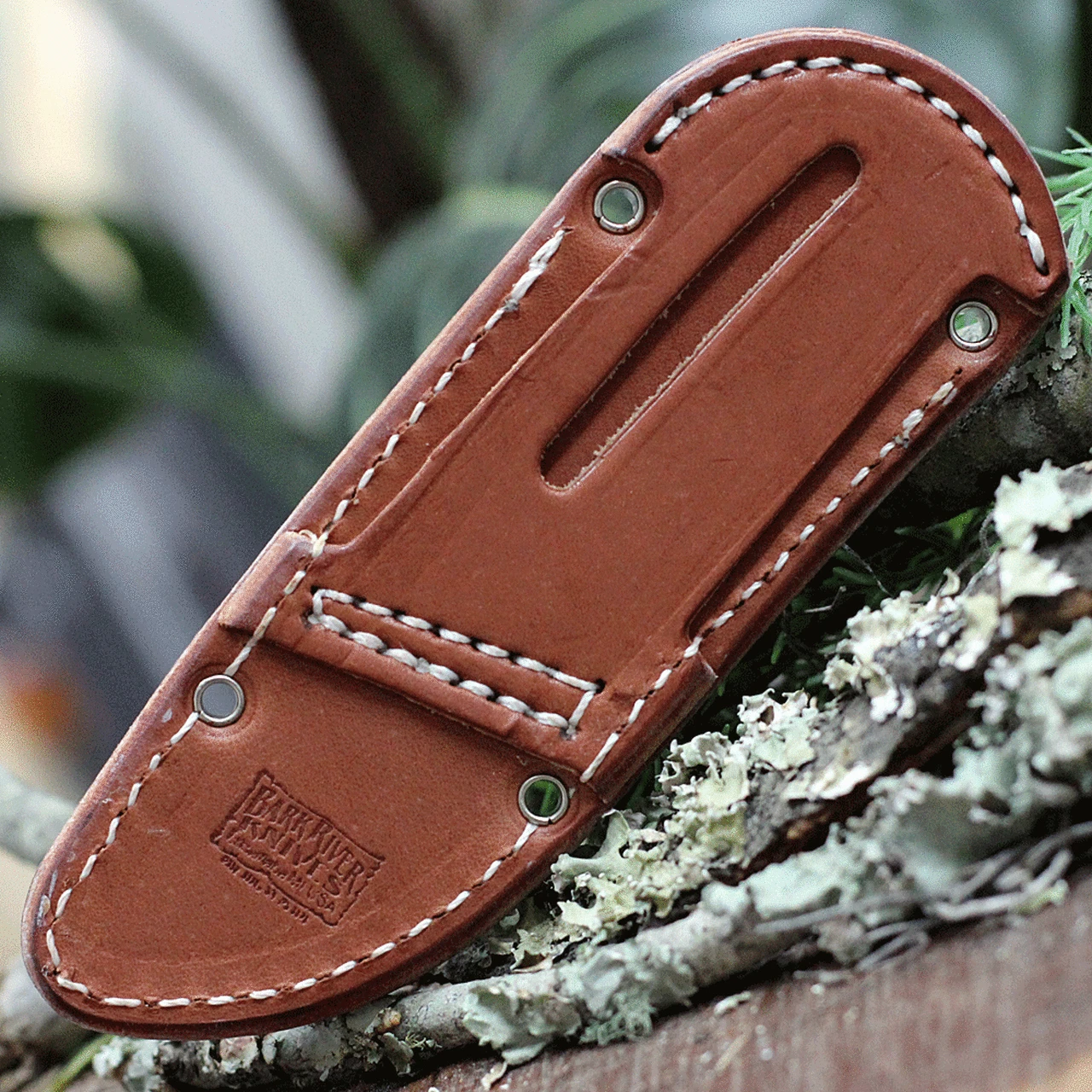 Bark River Knives Bark River Mini Fox River 01023MGC, 2.9" 3V Plain Blade, Green Canvas Micarta Handle 4 Bark River Knives Bark River Mini Fox River 01023MGC, 2.9" 3V Plain Blade, Green Canvas Micarta Handle - Image 4