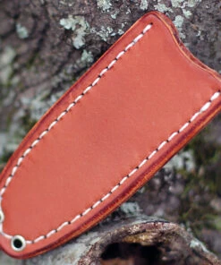 Bark River Knives 03-070M-BU Micro Canadian, 2.06" S45VN Plain Blade, Burgandy Micarta Handle -Knifeworks Sales Store BA0307 Sheath.1 89052.1611164423