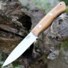 Bark River Knives Bark River Aurora - Natural Canvas Micarta (4.8" A2 Satin) 06-115M-NC