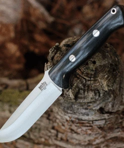 Bark River Knives Bark River Bravo 1.25 - Black Micarta (5" A2 Satin) 07-115-M-BC