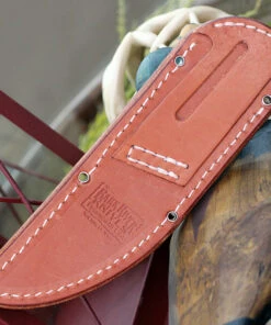 Bark River Knives Brokk BA10018MGC, 3.43" A2 Steel Satin Plain Blade, Green Canvas Micarta Handle -Knifeworks Sales Store BA10018MGC.3 02162.1581452345