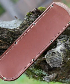 Bark River Knives Bark River Bravo 2 - Black Canvas Micarta (7" Satin A2) 07-211M-BC -Knifeworks Sales Store BA211 SHEATH.j1 15199.1638564924