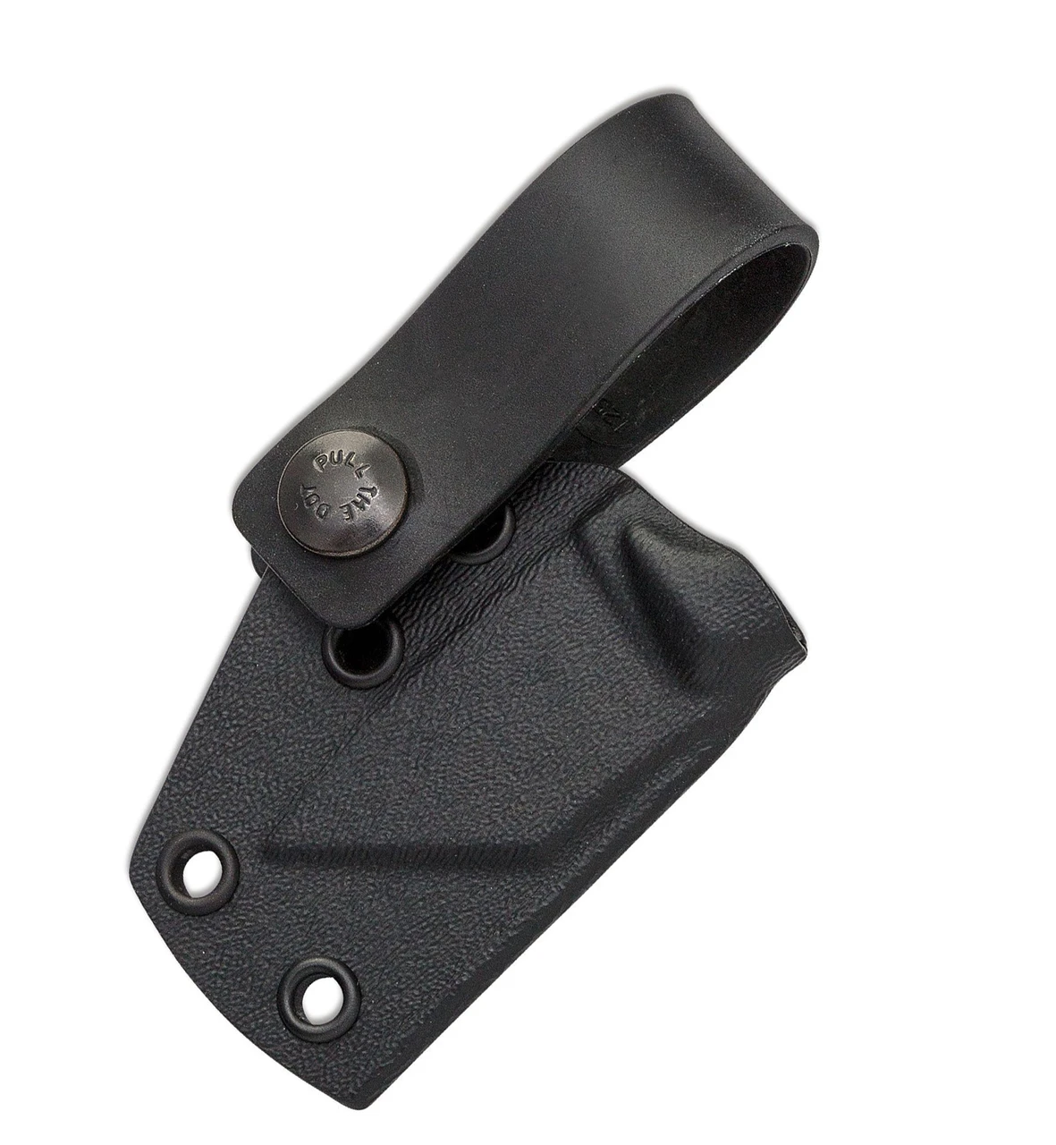 Bastinelli Creations BB Drago Cutter V2 Fixed Blade, 2.00" N690 Black PVD Coated Blade, Black G-10 Handles, Kydex Sheath 2 Bastinelli Creations BB Drago Cutter V2 Fixed Blade, 2.00" N690 Black PVD Coated Blade, Black G-10 Handles, Kydex Sheath - Image 2