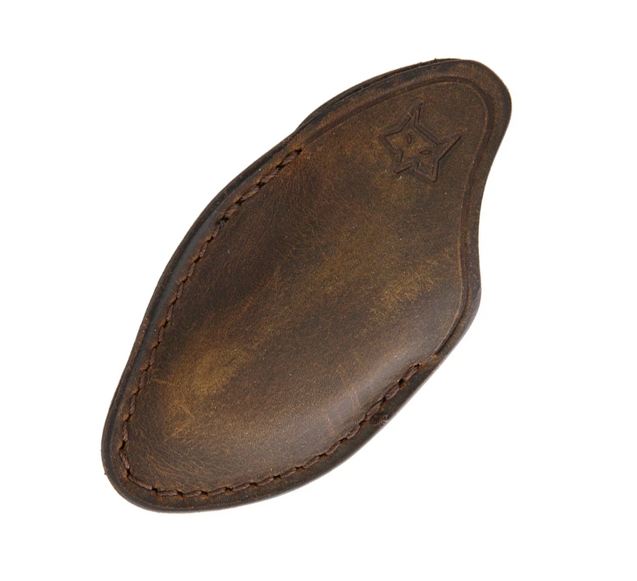 Bastinelli Creations BB Drago Friction Folder, 1.75" N690 Satin Plain Blade, Ziricote Wood Handle, Brown Leather Pouch 2 Bastinelli Creations BB Drago Friction Folder, 1.75" N690 Satin Plain Blade, Ziricote Wood Handle, Brown Leather Pouch - Image 2