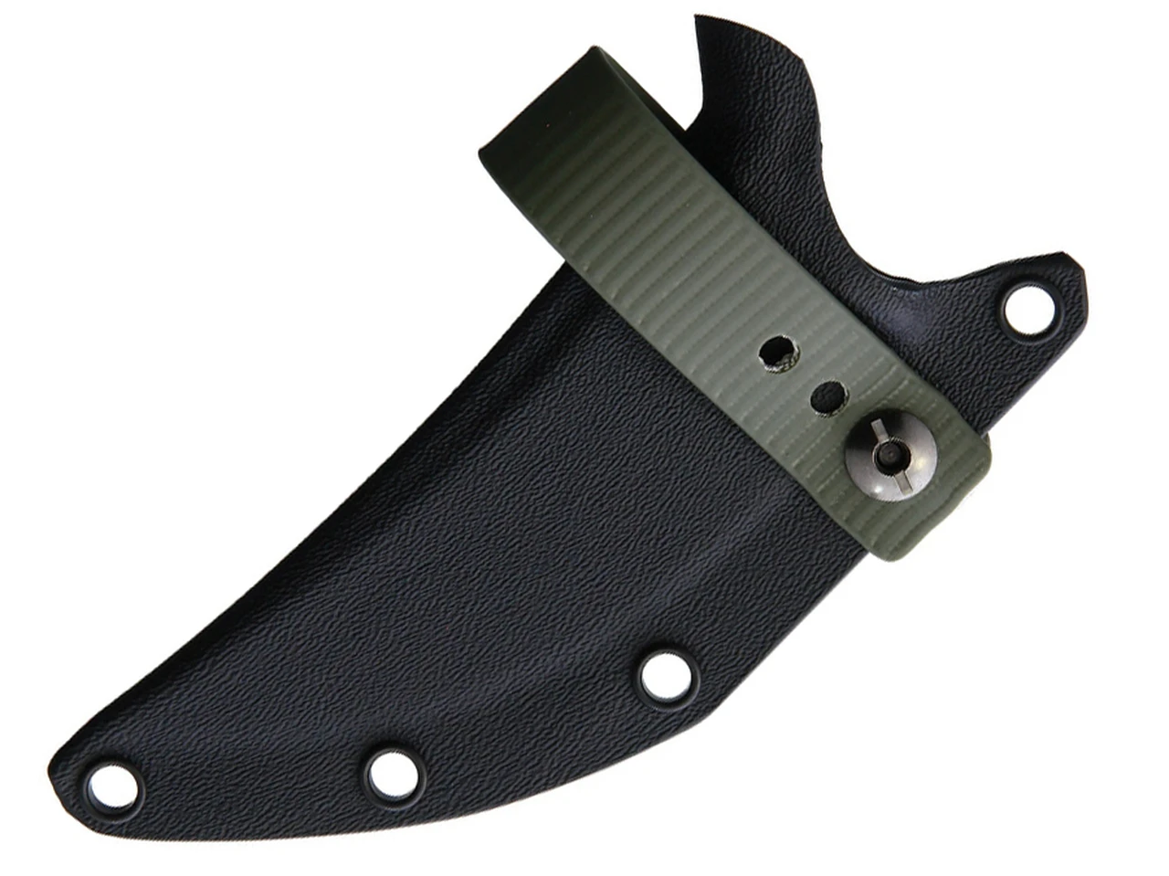 Bastinelli Creations Chopper Fixed Blade BAS233, 3.5" M390 Black PVD Plain Blade, Black G-10 Handle, Black Kydex Sheath 2 Bastinelli Creations Chopper Fixed Blade BAS233, 3.5" M390 Black PVD Plain Blade, Black G-10 Handle, Black Kydex Sheath - Image 2