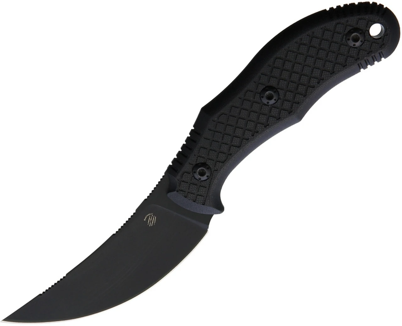 Bastinelli Creations Chopper Fixed Blade BAS233, 3.5" M390 Black PVD Plain Blade, Black G-10 Handle, Black Kydex Sheath 1 Bastinelli Creations Chopper Fixed Blade BAS233, 3.5" M390 Black PVD Plain Blade, Black G-10 Handle, Black Kydex Sheath