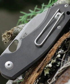 GiantMouse ACE Biblio Flipper, 2.9" M390 Stonewash Drop Point Blade, Bronze Handle -Knifeworks Sales Store BIBLIO BRONZE.2 03922.1618258734