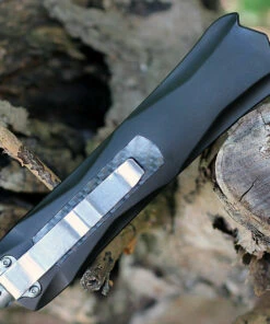 CobraTec Knives BLKKCTNS Black King Cobra, 4" D2 Steel Tanto Blade, Anodized Aviation Aluminum w/ Carbon Fiber Inlay -Knifeworks Sales Store BLACK KING COBRA 07958.1592925623