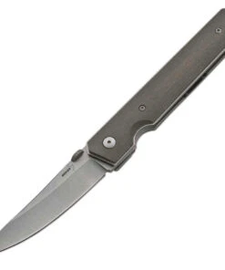 Boker Plus Kwaiken Folding Knife 01BO291, 3" AUS-8 Stonewash Plain Blade, Green Micarta Handle