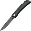Boker Solingen Rangebuster 110914DAM, 3.03" Stainless Steel Damascus Blade, Black Linen Micarta Handles