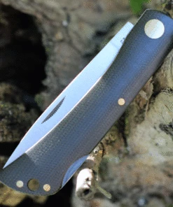 Boker Solingen Rangebuster 111914, 3.03" Bohler N690 Steel Satin Plain Blade, Green Linen Micarta Handles -Knifeworks Sales Store BO111914.2 93865.1625856245