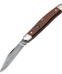 Boker Stockman Plumwood 117478, 2.76" C75 Carbon Steel, Plumwood Handle