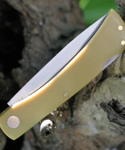 Boker Plus Rangebuster Jr. - Yellow Polymer (3 High Carbon Satin) 01Bo021 -Knifeworks Sales Store BOP01BO021.2 64934.1625857296