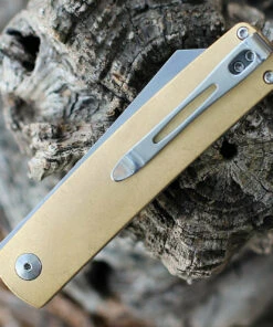 Boker Plus Tenshi - Brass (2.7" VG-10 Satin) 01BO328 -Knifeworks Sales Store BOP01BO328.2 20392.1645472682