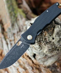 Boker Plus Fieldfolder - Blk G10 / Brass (3.41" D2 Blk SW) 01BO375