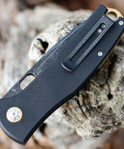 Boker Plus Fieldfolder - Blk G10 / Brass (3.41" D2 Blk SW) 01BO375 -Knifeworks Sales Store BOP01BO375.2 91057.1645456494