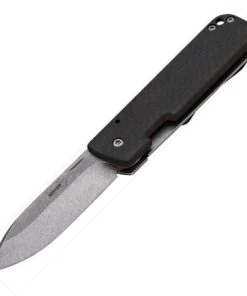 Boker Plus Lancer 42 - Black CF (2.87" D2 SW) 01BO467