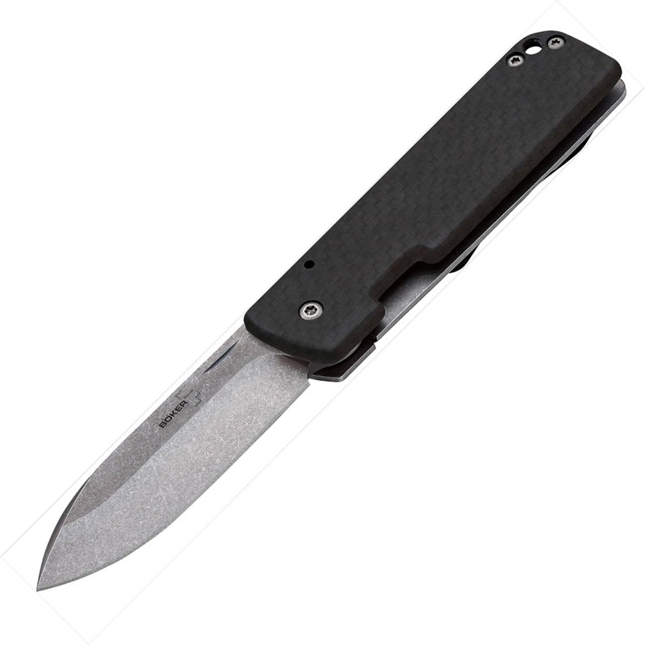 Boker Plus Lancer 42 - Black CF (2.87" D2 SW) 01BO467 1 Boker Plus Lancer 42 - Black CF (2.87" D2 SW) 01BO467