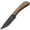 Boker Plus Little Rok - Brown Micarta (4" SK-85 Blk) Blk Kydex 02BO026