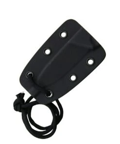 Bradford Knives G-Necker BRADGNSW, 5.63" Overall, 2.75" Elmax Stonewashed Plain Drop Point Neck Knife