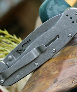 ESEE Knives Esee Avispa Framelock SK5 OD BRK1303OD, 3.65" SK5 High Carbon Steel Plain Blade, OD Green Nylon Handles -Knifeworks Sales Store BRK1303OD.2 82791.1581004593