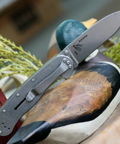 ESEE Knives Esee Avispa Framelock SK5 OD BRK1303OD, 3.65" SK5 High Carbon Steel Plain Blade, OD Green Nylon Handles -Knifeworks Sales Store BRK1303OD 37378.1581004593