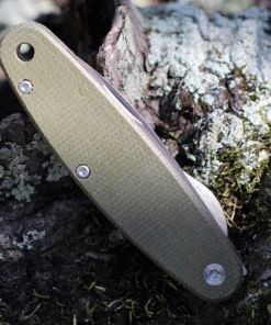 ESEE Knives BRK Churp by ESEE - Green Micarta (2.7" D2 Satin) BRKC1 -Knifeworks Sales Store BRKC1.3 15532.1629899291
