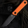 Bestech Hedron Fixed Blade - Orange G-10 (3.75" D2 Black SW) BFK02C