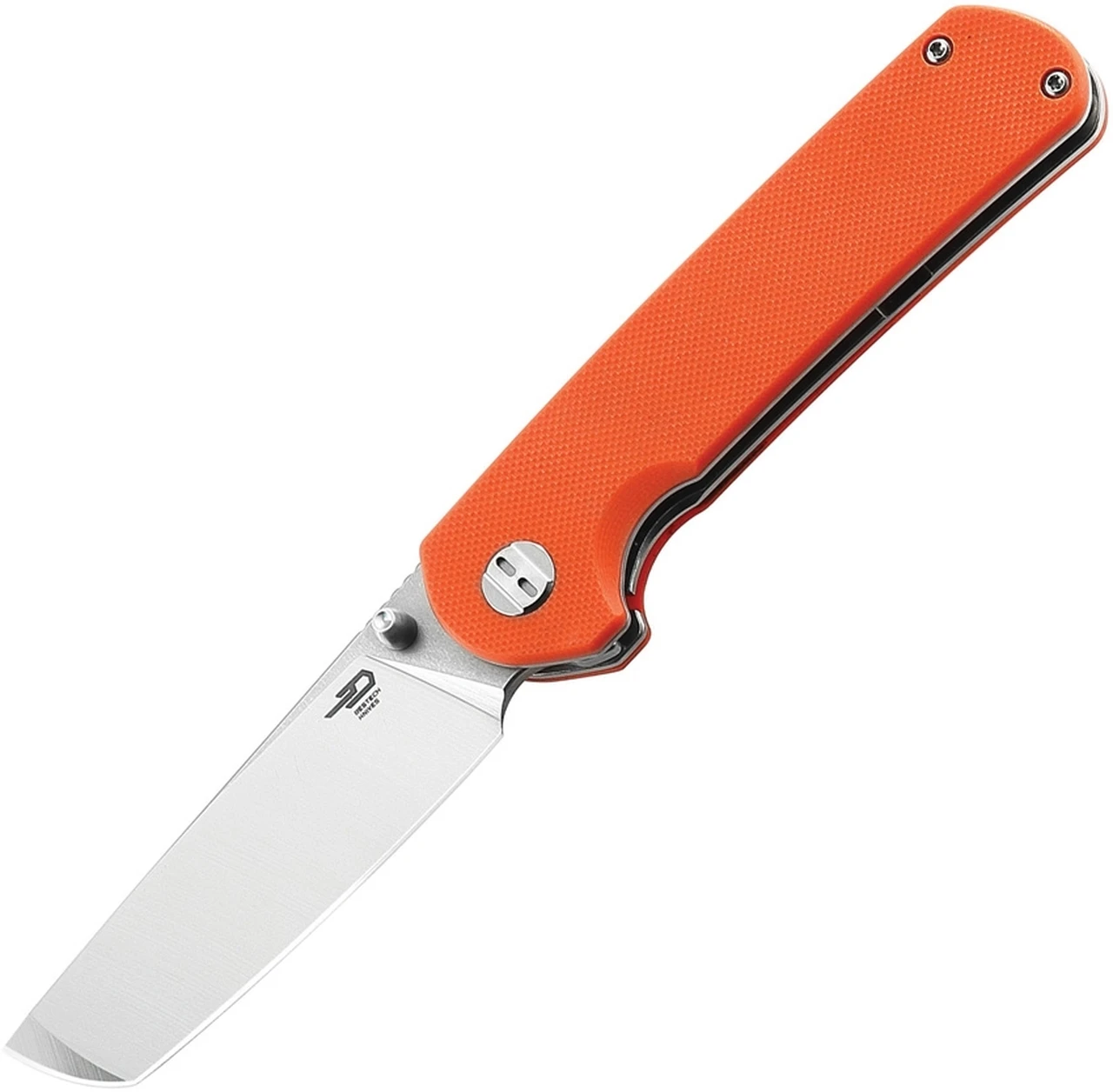 Bestech Knives Sledgehammer BG31A-1, 3" D2 Stonewashed & Satin Tanto Blade, Orange G-10 Handle 1 Bestech Knives Sledgehammer BG31A-1, 3" D2 Stonewashed & Satin Tanto Blade, Orange G-10 Handle