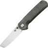 Bestech Knives Sledgehammer BG31B-1, 3" D2 Satin Tanto Blade, Green Micarta Handle