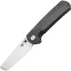 Bestech Knives Sledgehammer BG31C, 3" D2 Satin Tanto Blade, Black Micarta Handle