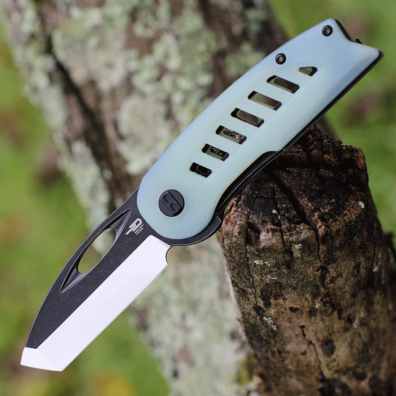Bestech Knives Explorer - Transparent G-10 (2.87" D2) BG37C 1 Bestech Knives Explorer - Transparent G-10 (2.87" D2) BG37C