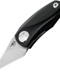 Bestech Tulip Front Flipper - Black G10 (1.5" 14C28N SW) BG38A