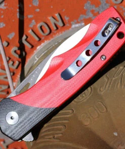 Bestech Airstream - Red / Blk G10 (3.9" D2 Two Tone Drop Point) BG47C 5 Bestech Airstream - Red / Blk G10 (3.9" D2 Two Tone Drop Point) BG47C -Knifeworks Sales Store BTKG47C.1 88710.1645038228