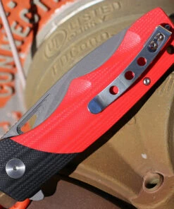 Bestech Airstream - Red / Blk G10 (3.9" D2 Gray Drop Point) BG47D -Knifeworks Sales Store BTKG47D.2 98997.1645041918