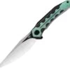 Bestech Knives Samari - Green Ti (3.82" Two Toned) BT2009C