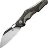Bestech Knives Nogard Gray & Red CF (3.38" M390 Two-Tone) BT2105C