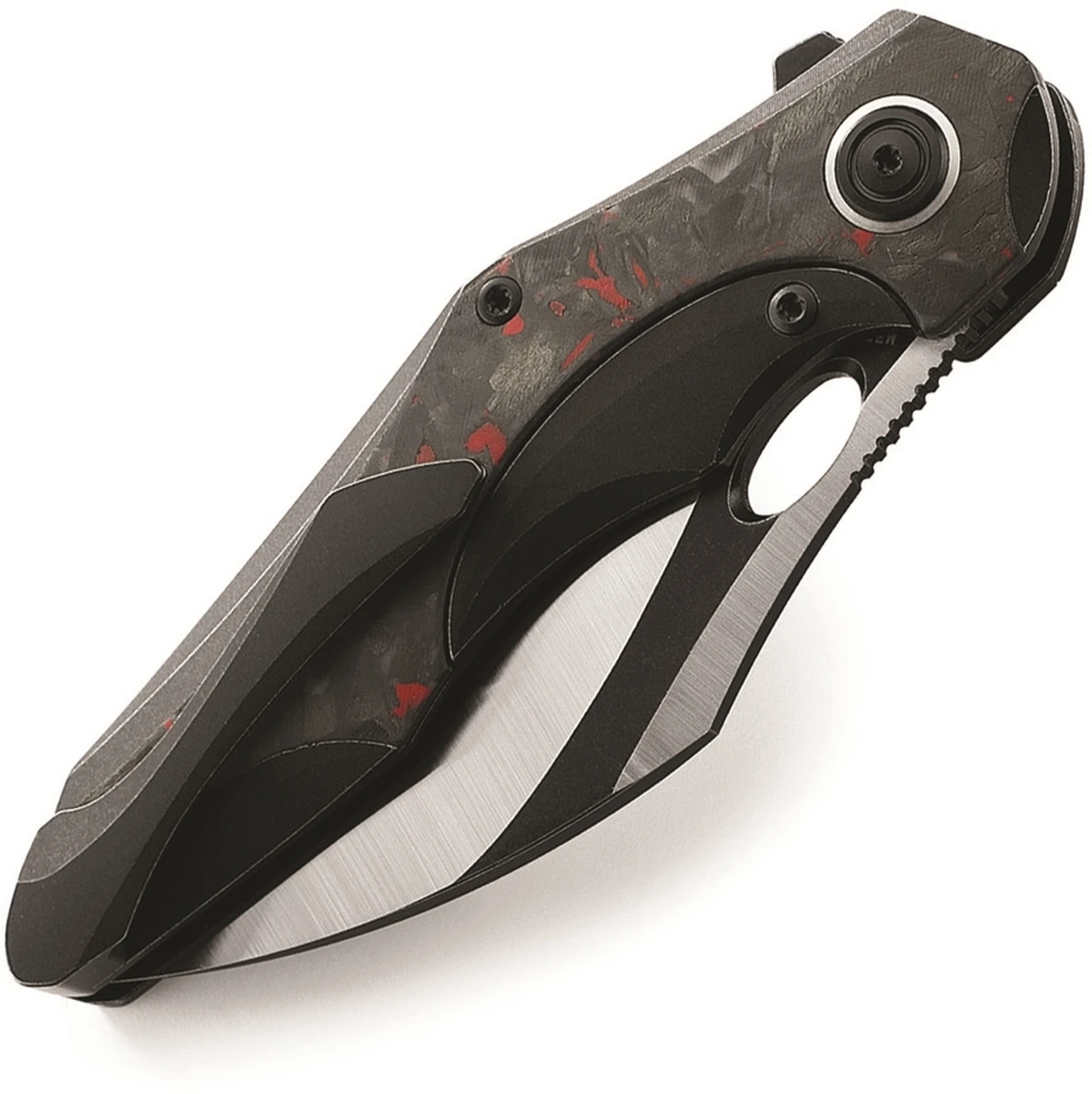 Bestech Knives Nogard Black & Red CF (3.38" M390 Two-Tone) BT2105D 2 Bestech Knives Nogard Black & Red CF (3.38" M390 Two-Tone) BT2105D - Image 2