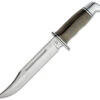 Buck Knives General Pro Fixed Blade 120GRS1, 7.3" CPM-S35VN Satin Plain Blade, Green Canvas Micarta Handle