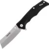 Buck Knives Trunk 0252BKS, 2.875" 7Cr Stainless Steel Satin Cleaver Blade, Black G-10 Handles