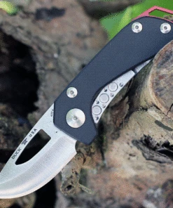 Buck Knives Budgie 0417BKS, 2" CPM-S35VN Satin Drop Point Plain Blade, Black G-10 Handle