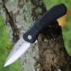 Buck Knives Buck Paradigm Assisted Open Knife 590BKS-B, 3" S35VN Satin Plain Blade, Black Textured G-10 Handles