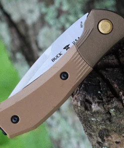 Buck Knives Buck Paradigm Shift Automatic 591BRS, 3" S35VN Drop Point Blade, Brown G-10 Handle -Knifeworks Sales Store BU591BRS.3 77313.1626797832