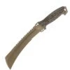 Buck Knives Buck Talon Machete Tan, 10" Desert Tan Partially Serrated, 5160 Carbon Steel Sawback Blade, Camo Linen Micarta Handle